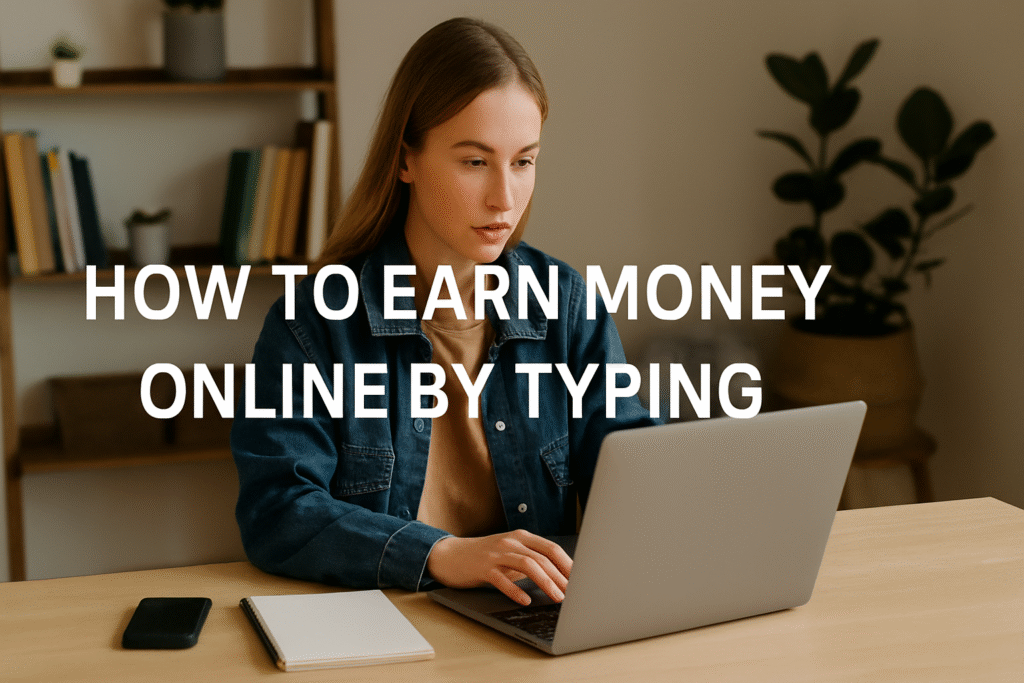 Earn money online by typing